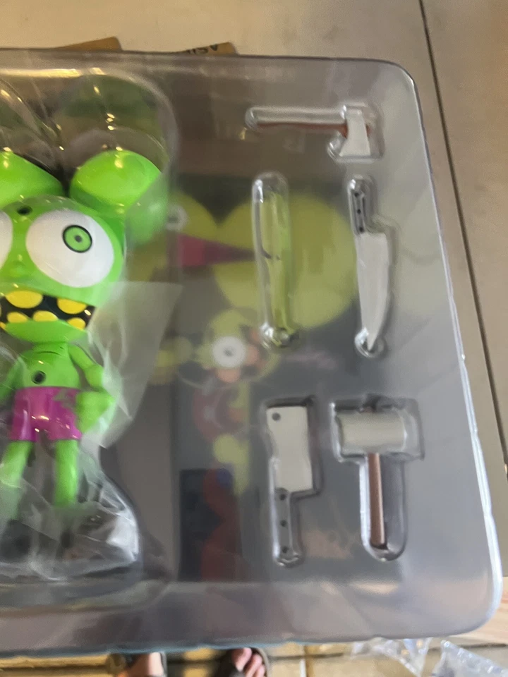 Figura Dalek Space Monkey Firmada Prueba de Artista 2020 Raro Hulk Verde 26/50 Foto 3 de 4