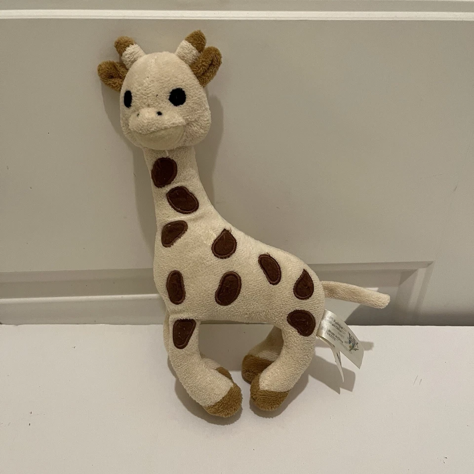 Juguete de sonajero de felpa suave Sophie La Giraffe de Vulli Lovey 9” bebé jirafa Foto 2 de 4