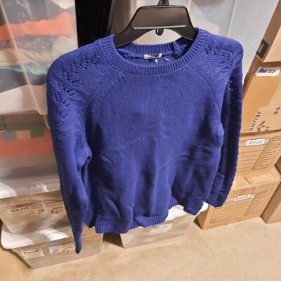 NEW With Tag ! Amazon Essentials Women Long Sleeve Sweater Navy Blue Size XXL