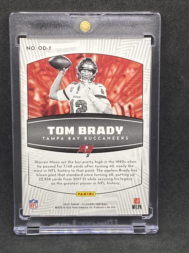 Tom Brady RARE GOLD FOIL INVESTMENT CARD SSP PANINI SUPER BOWL MVP BUCCANEERS - Image 2 of 2