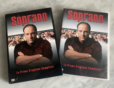 DVD ''DIE SOPRANOS'' DIE ERSTE STAFFEL 1 KOMPLETT SCHUBER BOX SET 4 DVD ITALIEN