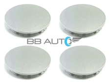 NEW 3" Silver Wheel Hub Center Cap Set 91-04 Corvette 93-99 Camaro 17" Rims