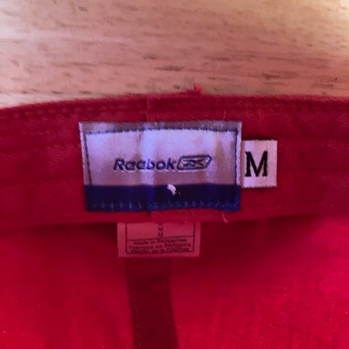 *NWOT* CAROLINA HURRICANES Reebok Red Retro Logo NHL Official Fitted Hat (M) - Picture 8 of 8