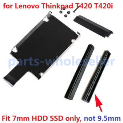 Hard Disk Drive HDD SSD Caddy Tray Cover Rubber Rail For IBM Thinkpad T420 T420i