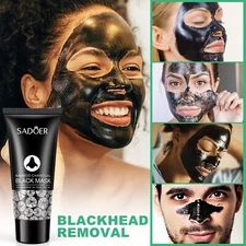 Deep Cleansing Blackhead Remover Cream Bamboo Charcoal Nose Pore Cleanser Mask