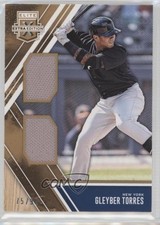 2017 Elite Extra Edition Dual Materials Holo Gold 75/99 Gleyber Torres o7m