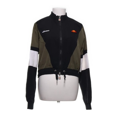 Ellesse, Trainingsjacke, Damen, Größe: 40, SGI08429, Schwarz/Grün/Weiß #CnS