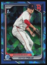 2024 Bowman Draft Chrome Sapphire Payton Tolle #BDC-63 GS1-1