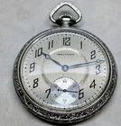 Antique 1925 WALTHAM Traveler Model 1908 16S 7J Pocket Watch WORKS