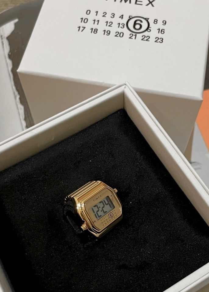 TIMEX x MM6 Maison Margiela T80 Gift Set Silver Watch Authentic