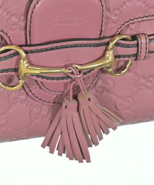 GUCCI Shoulder Bag Pink Monogram Leather Ladies Japan C-250919-4 thumbnail 23