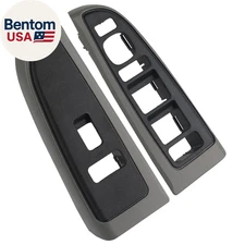 Window Switch Bezel Cover Gray Compatible with Chevy Chevrolet Avalanche Silvera
