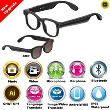 Smart glasses for drivers, anti-blue light Bluetooth sunglasses Popula