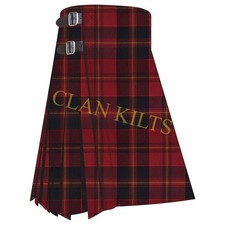 Scottish Traditional German Heritage Handmade 8-yard Tartan Kilt for Men Custom
