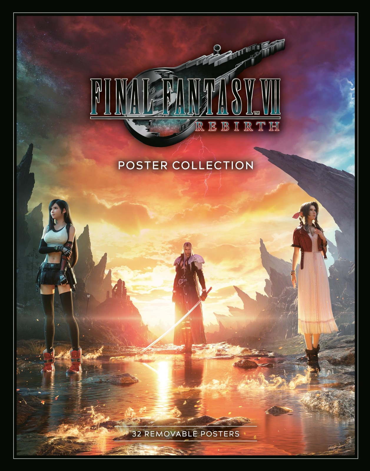 Final Fantasy VII Rebirth Poster Collection, Square Enix, Very Good Book