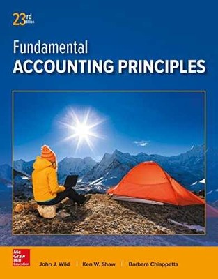 Fundamental Accounting Principles - Hardcover, by Wild John; Shaw - Acceptable