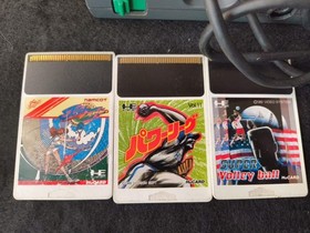 NEC PC Engine Coregrafx Console PI-TG3 TurboGrafx16, w/Manual, Game, Box-h0220-