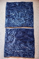 Pottery Barn Teen Harry Potter Shams 2 . Magical Velvet Blue With Stars.