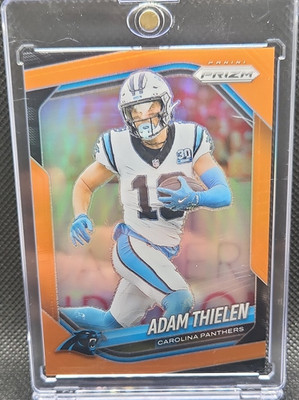 Panini Prizm Adam Thielen #189 Orange Prizm /249 Minnesota Vikings