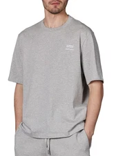 Ami Alexandre Mattiussi Mens Cotton Logo T-Shirt XXL Gris Cendre Chine - NWT