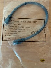 Category 6 Patch Cord UTP 1 foot length