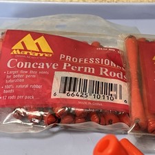Lot Of 77 PCs Vtg Plastic Perm Rods Red XS New used
