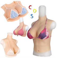Silicone Breast Forms Breastplates C-H Cup Fake Boobs Crossdresser Drag Queen