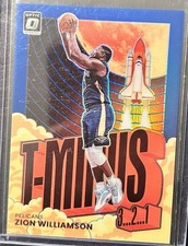 2020-21 Panini Donruss Optic T-Minus 3,2,1 ZION WILLIAMSON  Blue /85