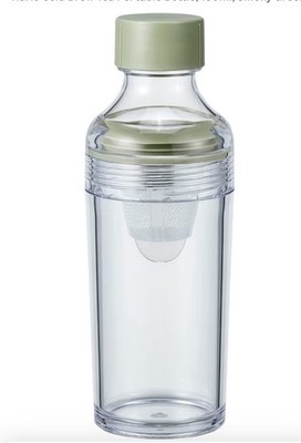 Hario Cold Brew Tea Portable Bottle, 160ml, Smoky Green