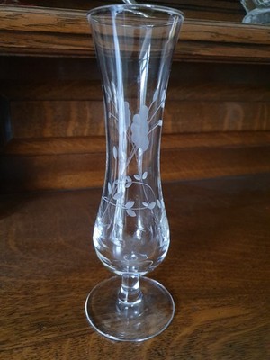 Princess House ''Heritage'' 70er Jahre Kristall Vase mit Fuß selten