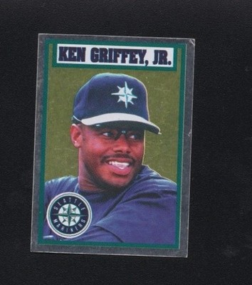 1998 Panini Venezuelan Sticker Ken Griffey Jr #308 Seattle Mariners