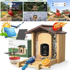 BESSERITE Smart Bird Feeder with AI Bird Identification & HD Camera –...