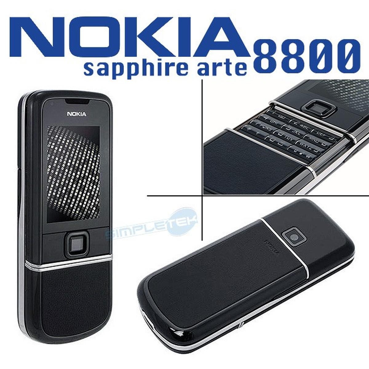 Telefon Handy Nokia 8800 Sapphire Arte Black Umts Luxury Phone _