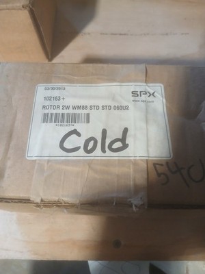 NEW SPX FLOW 102163+ ALLOY TWIN-BLADE ROTOR 2W WM88 STD 060U2 NSFS