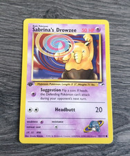 Pokemon Karte - Sabrinas Drowzee 92/132 - 1. Edition - Gym Heroes 2000 - NonHolo