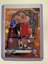 2024-25 Panini Prizm Kyle Lowry Orange Ice Prizm Card #210 Philadelphia 76ers