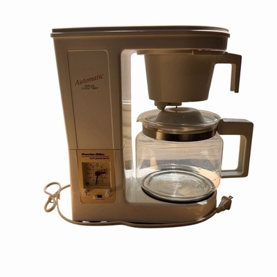 Proctor Silex Auto Pause Serve Coffee Maker Analog Clock Timer Tested