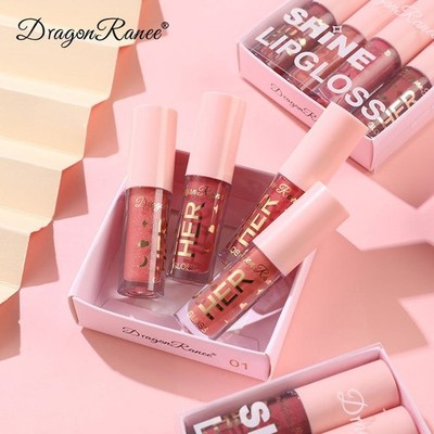 Make-up Set Reise Make-up Lipgloss Set Feuchtigkeitsspendender Lippenstift Tragb