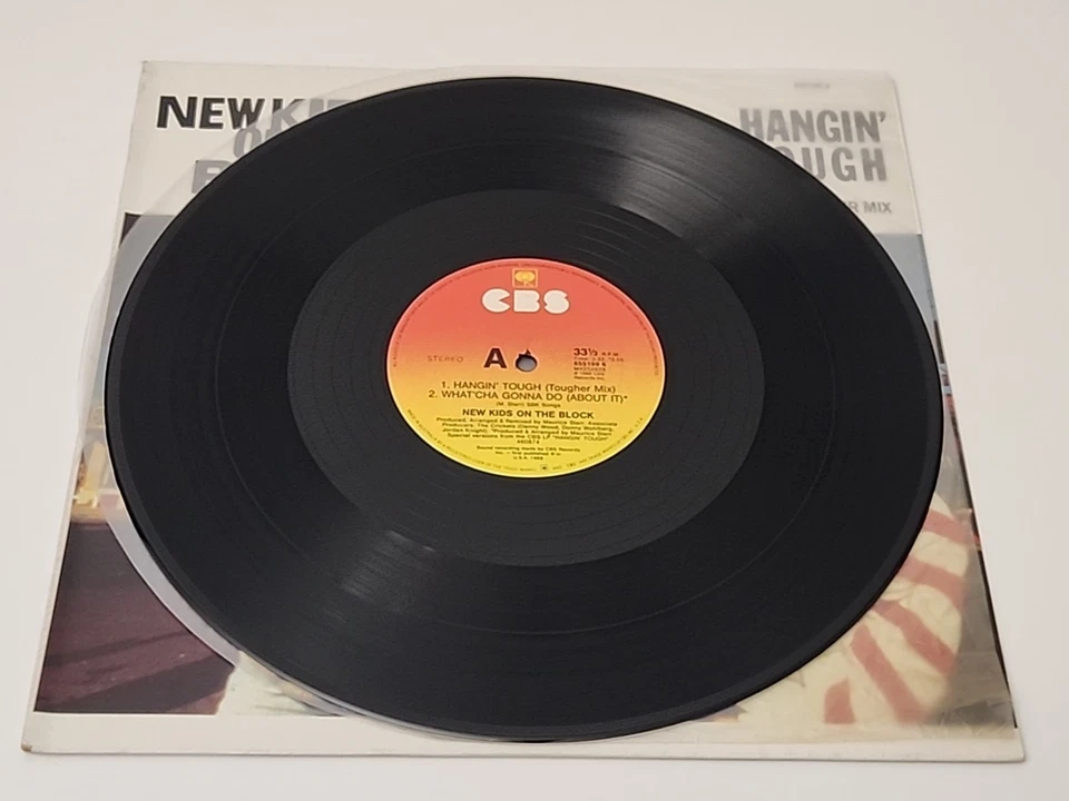 New Kids On The Block Hangin' Touch 12" Vinyl Single Australian Pressing Promo - Image 2 of 4