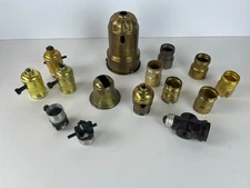 Lot 15 Leviton Light Bulb Socket Holder Lamp Oil Lamp burner Switch Plug