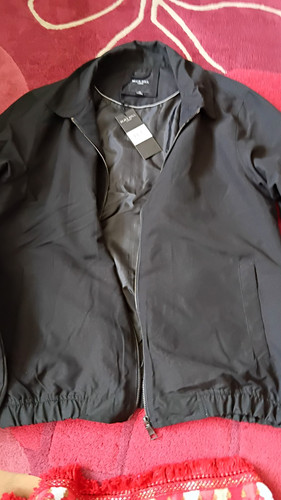 Brave Soul Men's Black Full Zip Lined Jacket Size M MJLK-HENSMORTHBLK