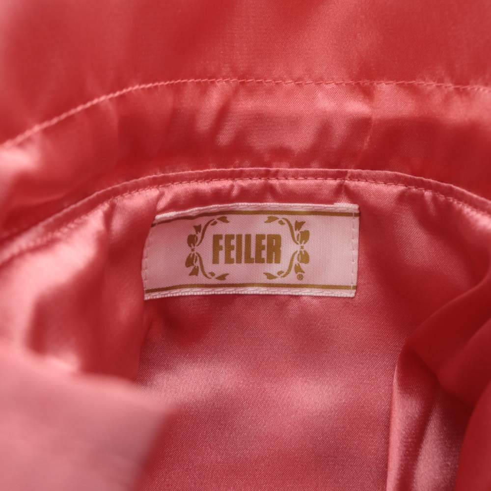 Feiler Chesty Flower Melody Drawstring Pouch Pink… - image 6