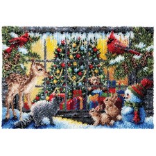 Herrschners  Lookin Through the Window Latch Hook Kit