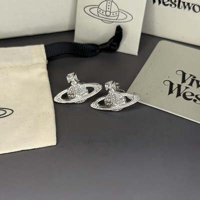 アクセサリー PALACE VIVIENNE WESTWOOD EARRINGS SILVER Vivienne Westwood Silver Original Mini Bas Relief Earrings WITH