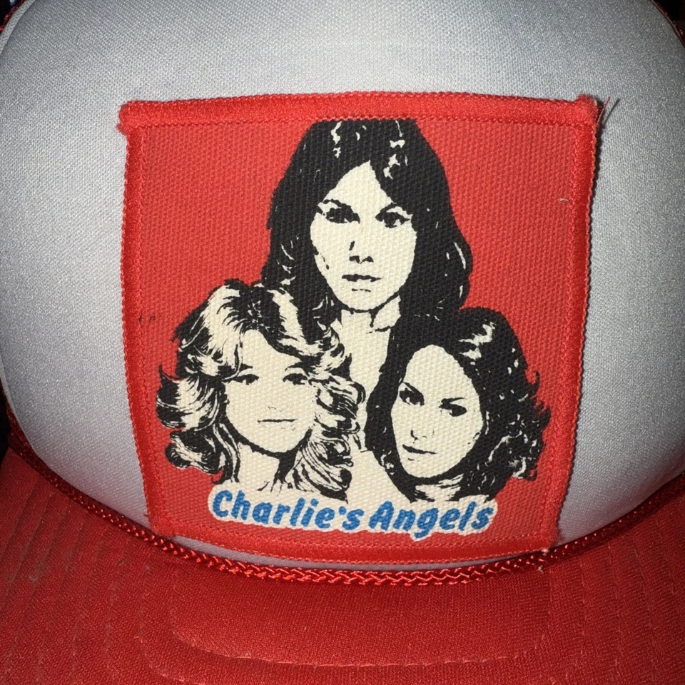 De colección Charlies Angels Snapback Trucker Sombrero Gorra Malla Fawcett Jackson Ganador T15 Foto 2 de 4