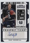 2020 Panini Contenders Draft Picks Sticker Prospect Ticket Sam Merrill Auto 5w5