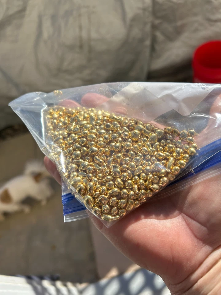 金色 16 盎司 999 澳大利亚镀金金粒   — 第 3/4 张图片