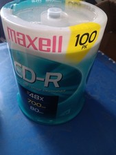 Cd-R Discs, 700 Mb/80 Min, 48X, Spindle, Silver, 100/Pack