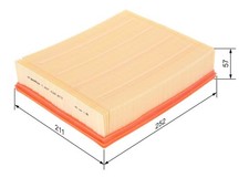 BOSCH Luftfilter 1 457 429 870 für AUDI VW