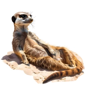 Meerkat Self Adhesive Vinyl Sticker